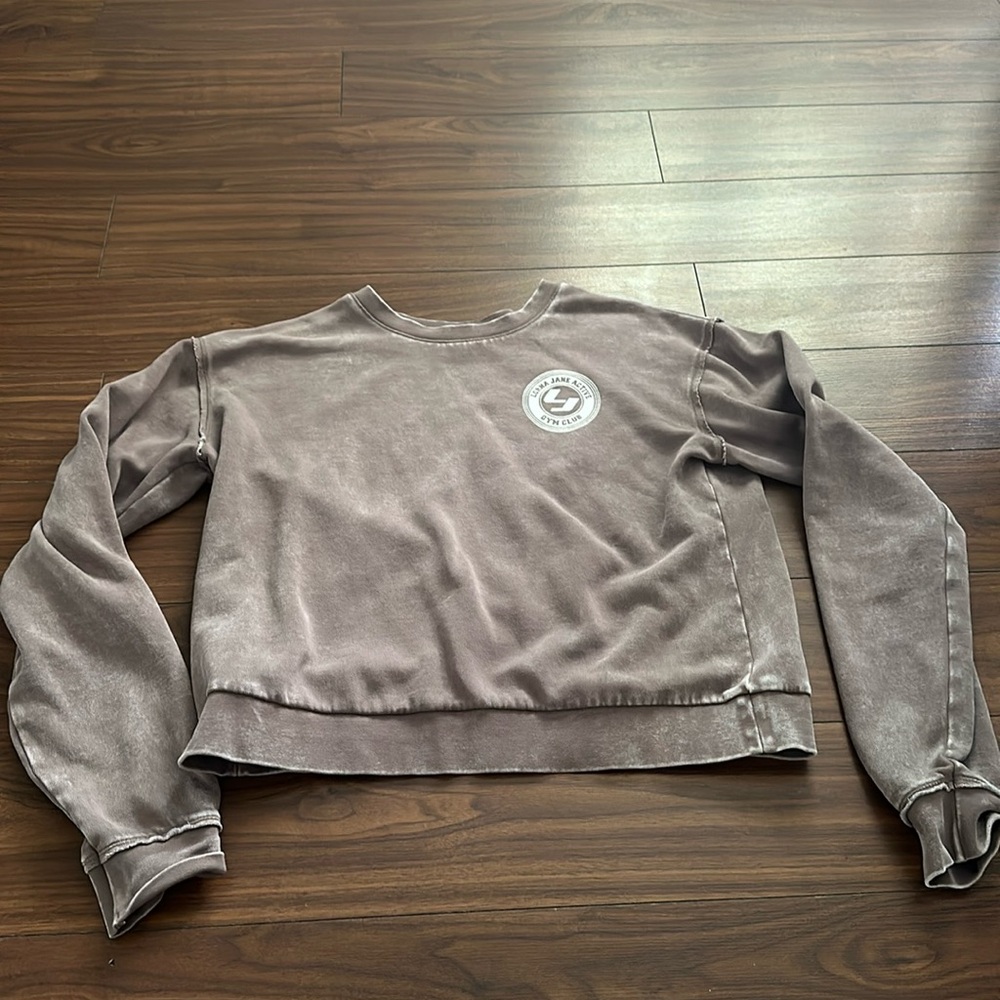 Lorna Jane Active Cropped Sweatshirt - Size M